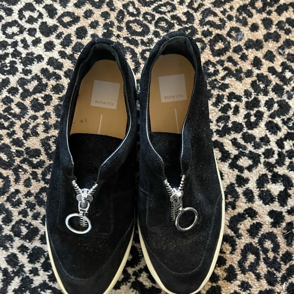 Dolce vita black slip on shoes - Picture 3 of 9